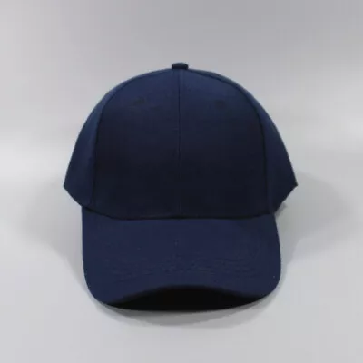 Cotton Baseball Cap Ball Dad Hat Plain Solid Washed Men Women Adjustable VC • $5.99