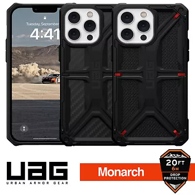 Urban Armor Gear (UAG) Monarch Tough Rugged Case Cover For Apple IPhone 14 Pro • £29.95