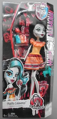 Monster High Skelita Calaveras Scarnival NIB *Box Has Wear/Damage/See Pics/Desc* • $125