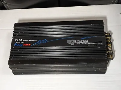 Zapco Z150 Power Amplifier Tested Working Driving Force Old School Amp 2 Channel • $199