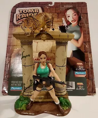 Playmates Tomb Raider - Lara Croft Encounters The Savage Bengal Tiger 6  Figure • £74.99