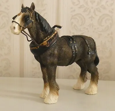 £19 • Buy Harnessed Shire Horse By Leonardo