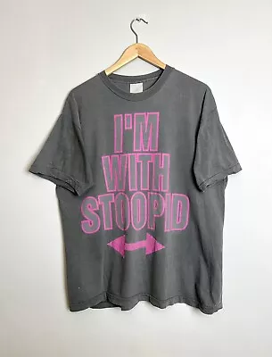 Vintage 1991 Alice Cooper Hey Stoopid Rock Iggy Pop Band Tee L Black • $179