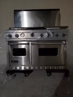 $5000 • Buy VIKING VGSC4876QSS - 48  PRO Gas Range Oven 6 Burners + Grill Stainless