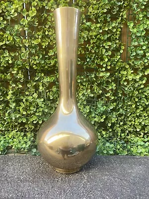Beautiful Brass Midcentury Modern Mcm Vase • $34.97