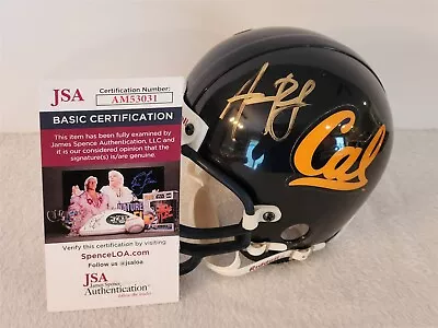 AARON RODGERS Signed CAL BEARS Mini Helmet JSA COA PACKERS JETS • $374.99