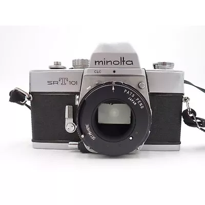 Minolta SRT 101 35mm SLR Film Camera Body Only W/ Minolta Case • $45.95