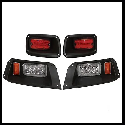 EZGO TXT Golf Cart  LED Headlight & Tail Light Kit 1996-2013 Gas And Electric • $84