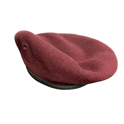 Canadian Issued Para 1954 Basque Beret - Maroon • $72.69