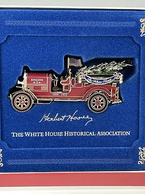 £11.92 • Buy The White House Historical Assoc 2016 Christmas Ornament H. Hoover Fire Engine