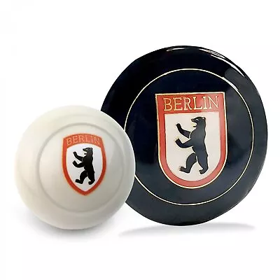 Berlin 2Pc Kit - Horn Button & Ivory 12mm Shift Knob Bus Beetle Golf Split • $123.26