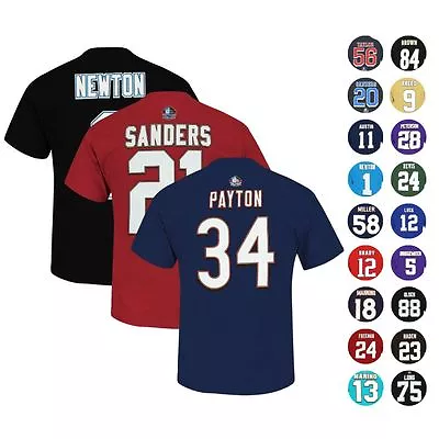 NFL CURRENT & FUTURE HOF'ers & STARS Player Name & # Jersey T Shirt By MAJESTIC • $19.99