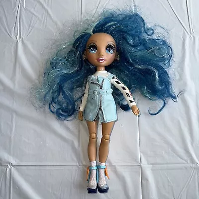 Rainbow High Skyler Bradshaw – Blue Fashion Doll Used Hair Messy Outfit • $30.56