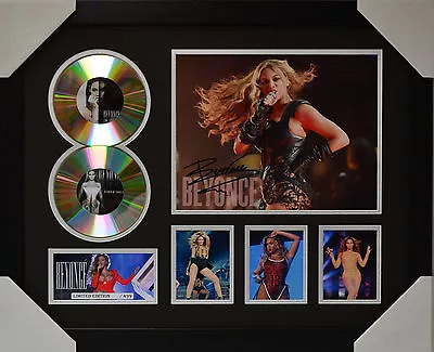 Beyonce Signed Framed Limited Edition Memorabilia 2CD V2 • $120