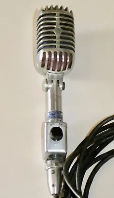 £103.48 • Buy Vintage '50s Shure Brothers UNIDYNE 55S Elvis Microphone ~ On/Off Switch ~ WORKS
