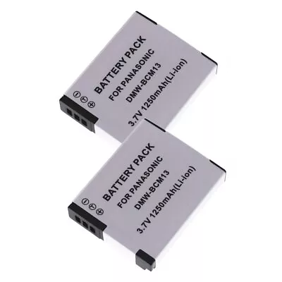 Battery TWO (2) Pack For Panasonic DMC-TZ60 DMC-TZ61 DMC-TZ70 DMC-ZS27 DMC-ZS30 • $10.22