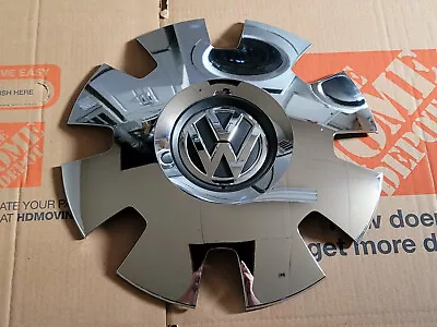 Genuine OEM 2012-2018 VW Volkswagen Beetle Chrome Center Cap P/N 5C0601149CQZQ • $99.95
