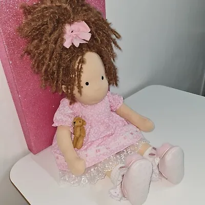 Waldorf Style LACEY Handmade Doll 1 Only Bespoke Doll • £140