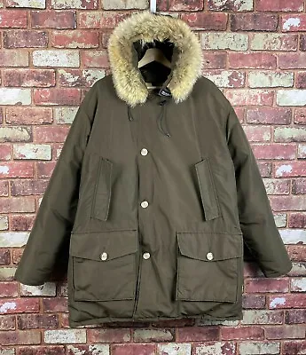 £276.82 • Buy Woolrich Arctic Parka Down Filled Mens Winter Hooded Jacket / Coat XL / 2XL J655