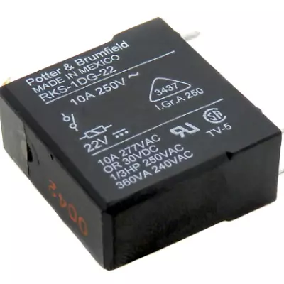 Potter & Brumfield 10 Amp PC Board Miniature Relay RKS-1DG-22 • $8