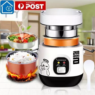 1.2L Electric Mini Rice Cooker Portable Non-Stick Small Household Cooking Pot AU • $31.99