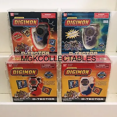 DIGIMON D-Tector ￼1 X Acrylic Case ￼For 2002-2004 Digivice Box Digital Monster • $89.99