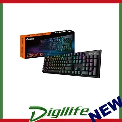 Gigabyte AORUS K1 RGB Mechanical Gaming Keyboard - Cherry MX Red • $169