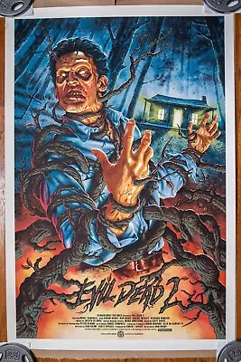 Evil Dead 2 Poster - Jason Edmiston Original - Mondo Print 211/325 - Rare • $300