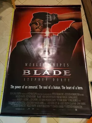 Blade Original Movie Banner Giant 6ft 4ft D/S Vinyl Theater Banner Poster 1998 • $600