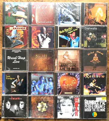 200 Rock/Metal CDs - Lacuna Coil Metal Church Roy Harper Megadeth Rush UFO • $5.90