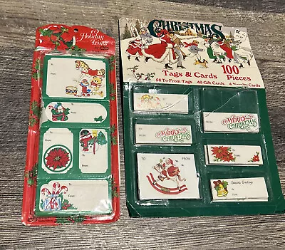 Christmas Vintage Gift Present Tags Eureka Kmart & Cleo By Gibson • $14.99