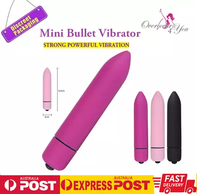 Bullet Vibrator Discreet Massager Wand G Spot Dildo Vibe Clit Stimulator Sex Toy • $8.49