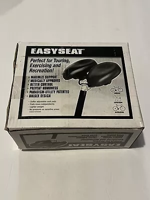 Easyseat Adjustable Split Saddle Black Cycling Biking Seat New • $24.95