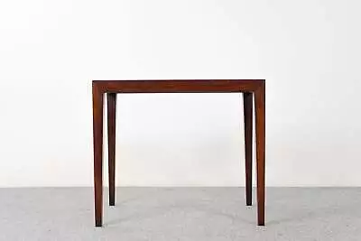 Rosewood Side Table By Haslev - (322-132.5) • $695