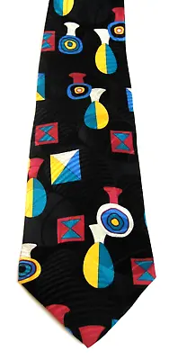 Milano Tie Colorfull Abstract Art Silk Made In Italy Vintage • $9.99