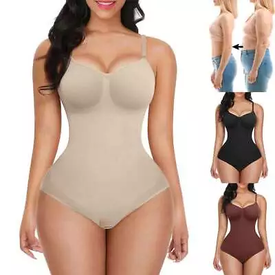 £2.49 • Buy Womens Full Body Shaper Shapewear Seamless Firm Tummy Control Slimming Bodysuit