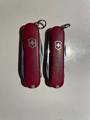 2 Pieces: Victorinox Rally Small Swiss Army Folding Pocket Knife Lot • $18