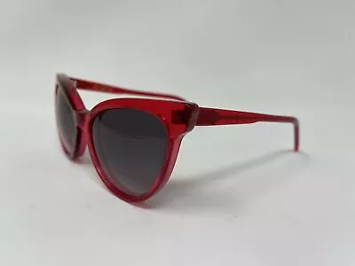 WILDFOX Sunglasses Le Femme Cat Eye Red Frame Rare • $200