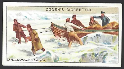 Ogdens - Royal Mail - #25 The Mails Icebound In Canada • £5