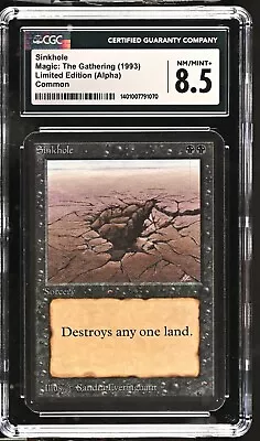 MTG Alpha SINKHOLE CGC 8.5 (1070) Graded Power SAM • $36