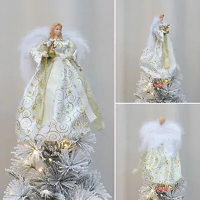 Angel Christmas Tree Topper | Angel Ornaments Christmas Tree Top Decoration Doll • $22.65