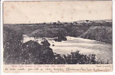 An Undivided Back Post Card Of Ripon Falls (Source Of Nile) Usoga Side Uganda. • £1.65