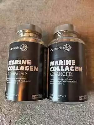 2 X Advanced Marine Collagen Powder Skin With Hyaluronic Acid BBE 06/23 • £9.90