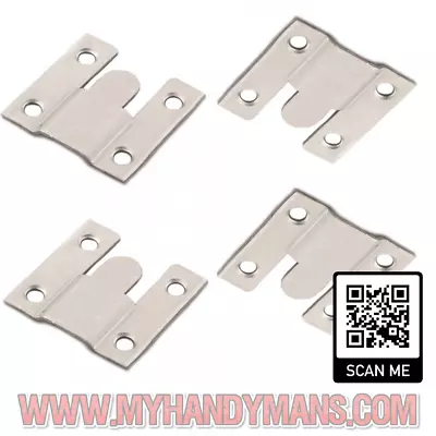 Heavy Duty Flush Mounts Hidden Mirror Picture Frame Unit Brackets 38mm Zinc  • £64.95