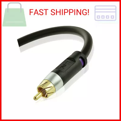 Mediabridge ULTRA Series Subwoofer Cable (35 Feet) - Dual Shielded With Gold Pla • $28.16