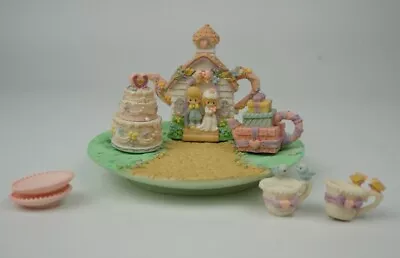 Precious Moments Mini Wedding Teaset 477974 Tea Set 1998 Enesco With Box • $29.99