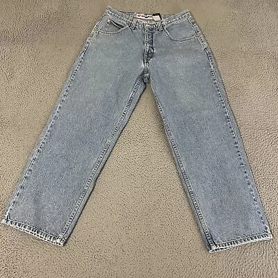 Anchor Blue Jeans Mens 31x28 Blue Baggy Denim Vintage Y2K Skater Grunge • $49.95