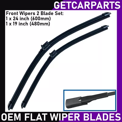 Mercedes-Benz CLA 2015 - 2019 Front Wiper Blades (24  + 19 ) For (C117)  • £8.50