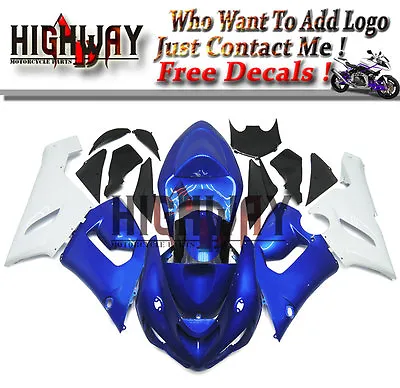 ABS Motor Fairings Bodywork Cowl Kit For Kawasaki Ninja ZX6R ZX-6R 636 2005 2006 • £413.99