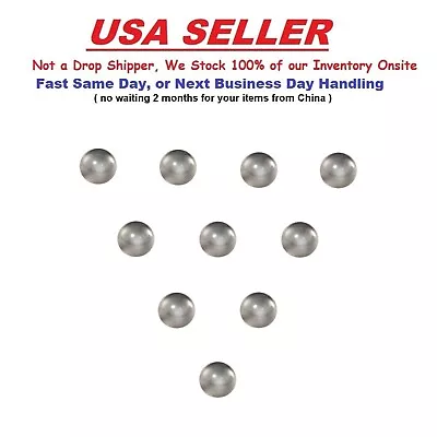 10 Pc - 1/2  Inch Precision 304 Stainless Steel Bearing Ball (Will Never Rust) • $24.99